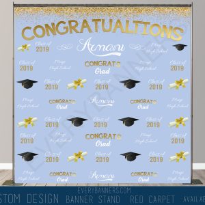 Graduation Step and Repeat Backdrop