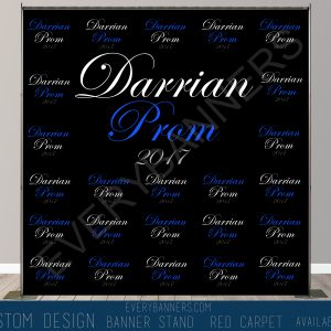 Prom Step and Repeat Backdrop